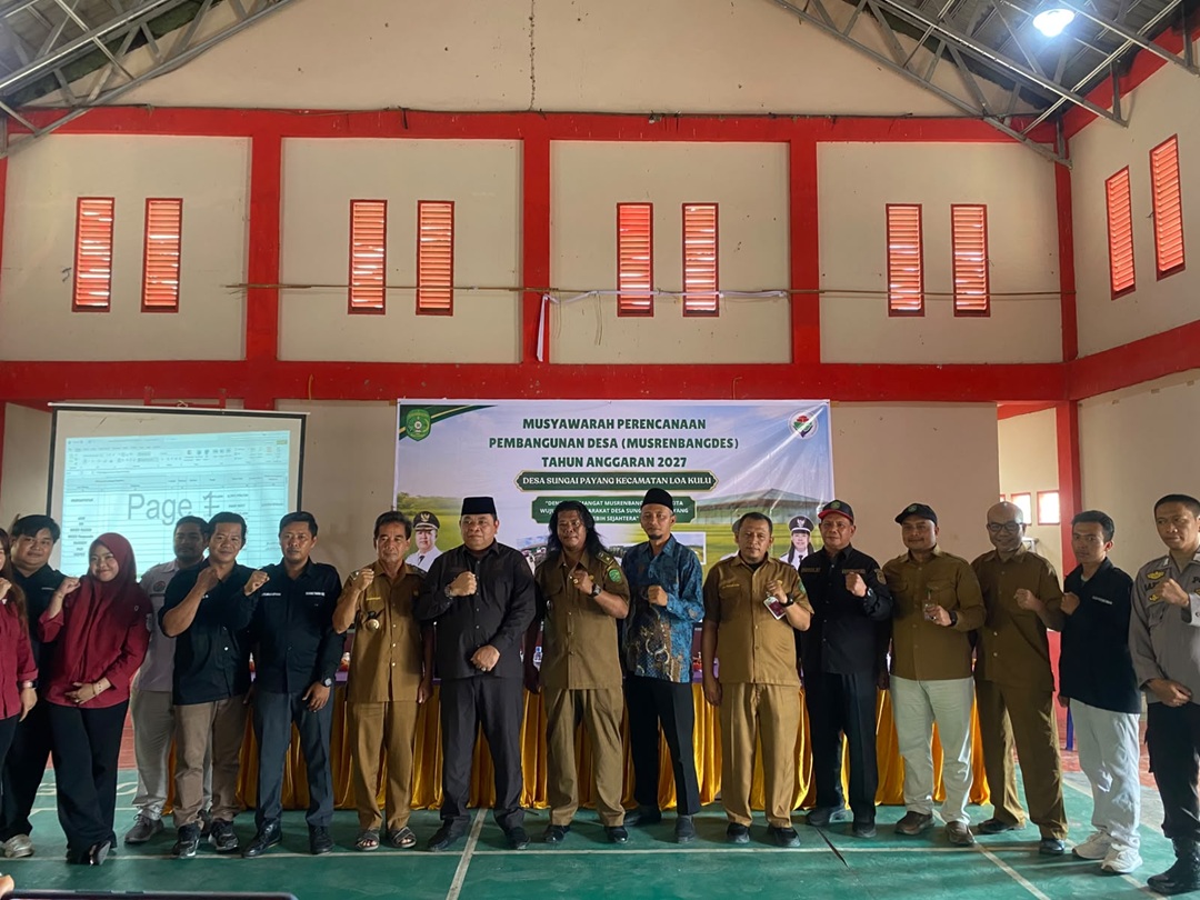 Musrenbang Desa Sungai Payang Tetapkan RKPDesa Tahun 2027, Perkuat Sinergi Pembangunan Berbasis Aspirasi Masyarakat