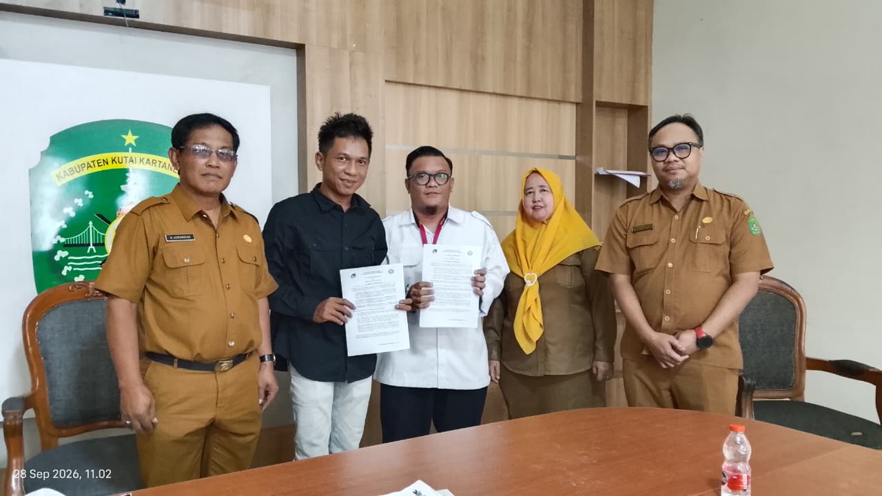 Perkuat Pengelolaan Sampah, TPS3R Barokah Kecamatan Loa Kulu Jalin Kerja Sama dengan PT Niaga Mas