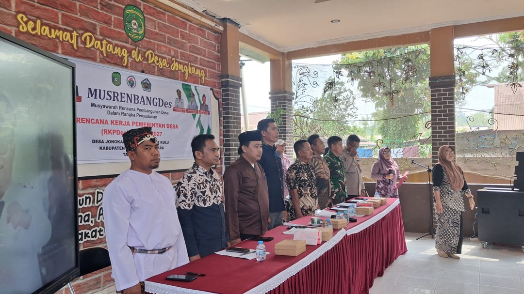 Kasi PMD Kecamatan Loa Kulu Hadiri Musrenbangdes Desa Jongkang, Bahas Arah Prioritas Pembangunan Desa