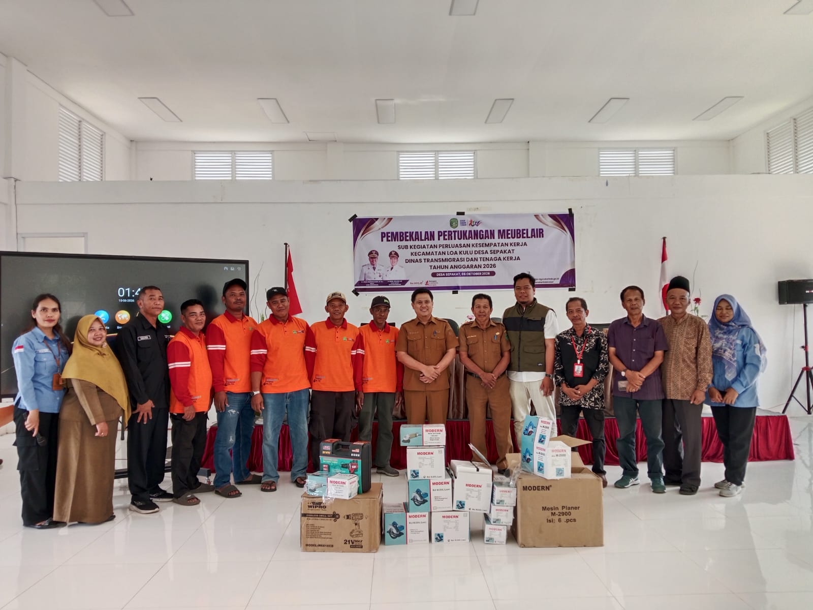 Pembekalan Pertukangan di Desa Sepakat, Dorong Kemandirian Masyarakat