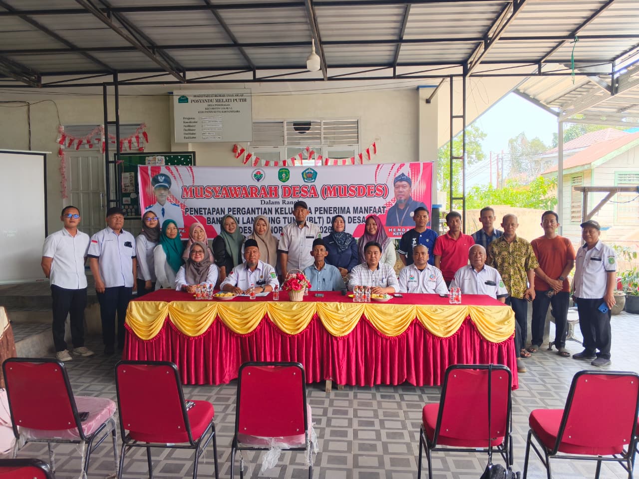 Kasi PMD Loa Kulu Hadiri Musdesus Pergantian KPM BLT Dana Desa di Ponoragan