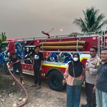 Sigap Tindak Lanjuti Laporan Warga, Kasi Trantib Loa Kulu Turun ke Lokasi Kebakaran di Desa Sepakat